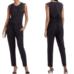 J. Crew Lace Sleeveless Jumpsuit